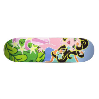 Fe av Lynnda Rakos Skatebord för flickor Old School Skateboard Bräda 21,6 Cm