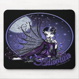 Fe för måne "för Maggy" Mousepad Victorian goti Musmatta