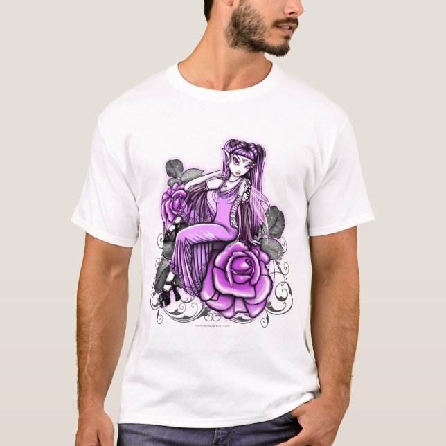 Fe för rosa valentines day "för frändskap" bästa tee (Framsida)