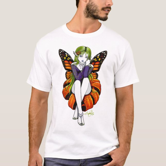 Fe för tigerLillith fjäril Tee (Framsida)