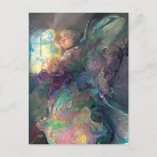 Fe i fönstret~~~~~ vykort (Framsida)