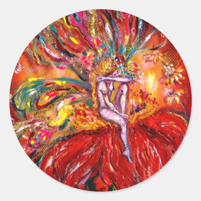 FE I RÖTT RUNT KLISTERMÄRKE (Framsida)