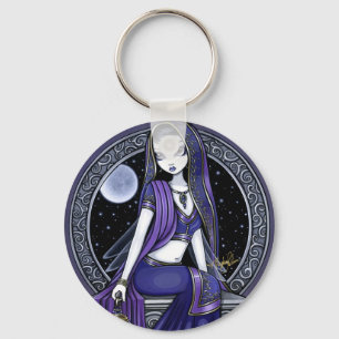 Fe Keychain "för Kami" purpurfärgad måneSari Nyckelring