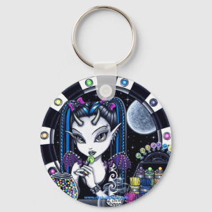 Fe Keychain "för socker" godislager Nyckelring