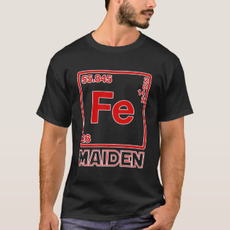 Fe Maiden - Järn Inslag (Fe) Parody T Shirt
