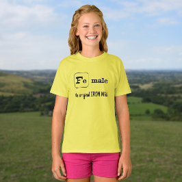 Fe-manlig sportpun järn inslag tee