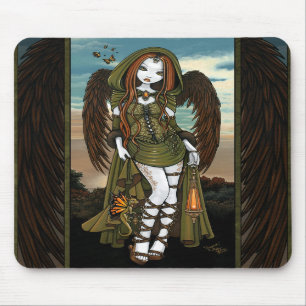 Fe Mousepad för ängel för Gwyneth drakeHuntress Musmatta