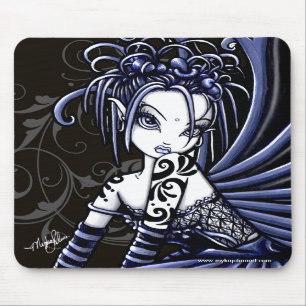 Fe Mousepad "för Sophia" gotisk blåtttatuering Musmatta