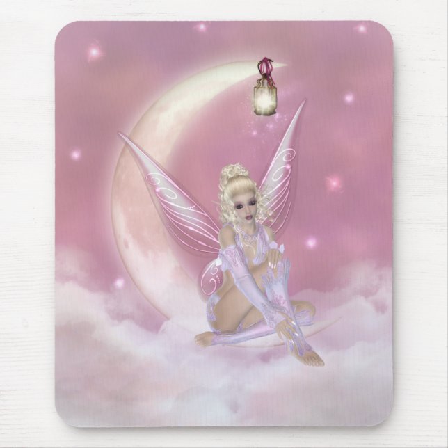 Fe på månen - fantasi Mousepad Musmatta (Framsidan)