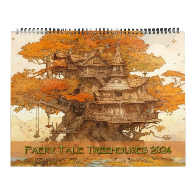 Fe Tale Treehouse 2024-kalender Kalender (Omslag)