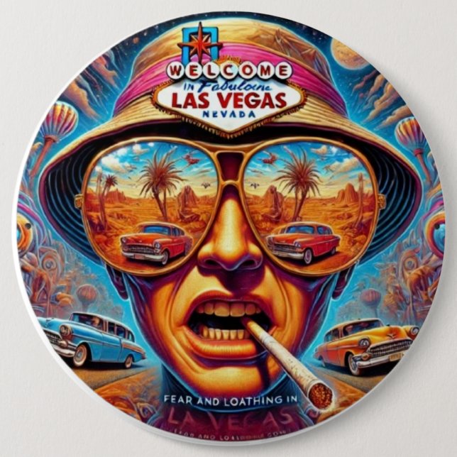 Fear and Loathing in Las Vegas Knapp (Framsida)