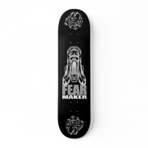 "FEAR MAKER – Skräckskrikande dödskalle skateboard