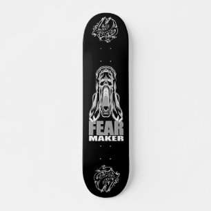 "FEAR MAKER – Skräckskrikande dödskalle skateboard