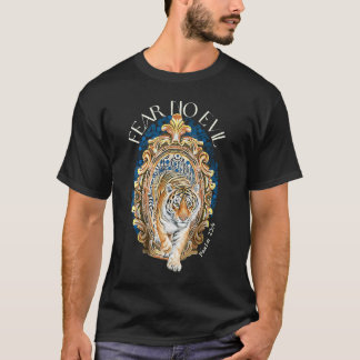 Fear No Evil Christian Tiger Bible Verses Psalm 23 T Shirt