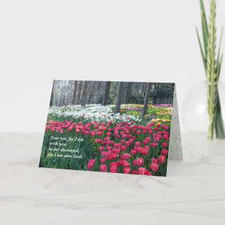 "Fear Not, for I Am with You"  Encouragement Card Tack Kort