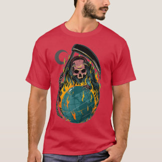 Fear Reaper Devil Grim Reaper Death Soul Collector T Shirt