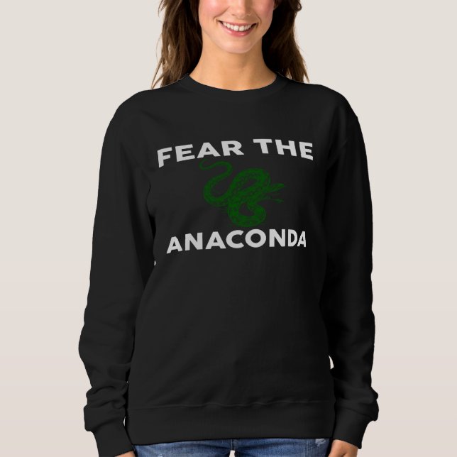 Fear The ANACONDA  ANACONDAS T Shirt (Framsida)