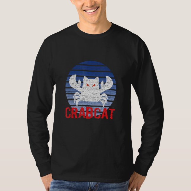 Fear the Crabcat   Cryptid Cryptozoology Vintage T Shirt (Framsida)