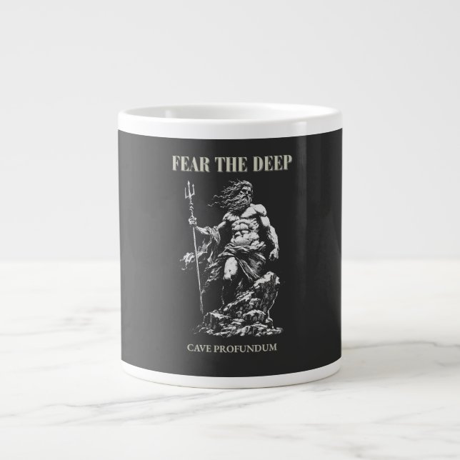 Fear the Deep – Poseidon Mythic  Jumbo Mugg (Framsidan)