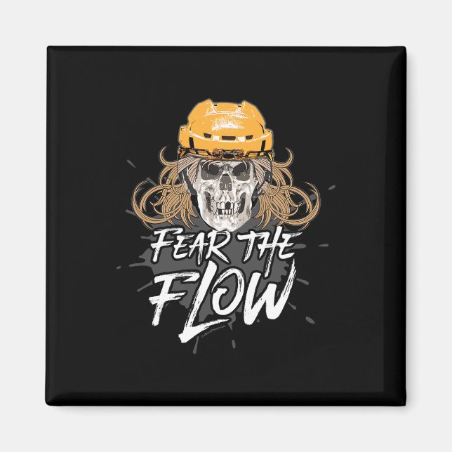 Fear The Flow - Roliga Hockeyfrisyrer  Magnet (Framsidan)