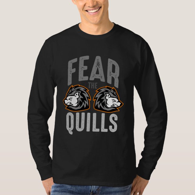 Fear The Quill  Porcupine T Shirt (Framsida)