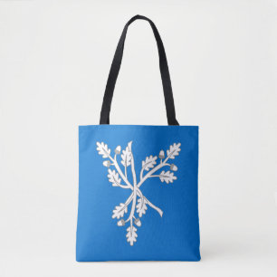Fearann na Criche Populace Badge Tote Bag Tygkasse