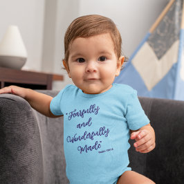 "Fearfully and Wonderfully Made" Bible Verse  T Shirt