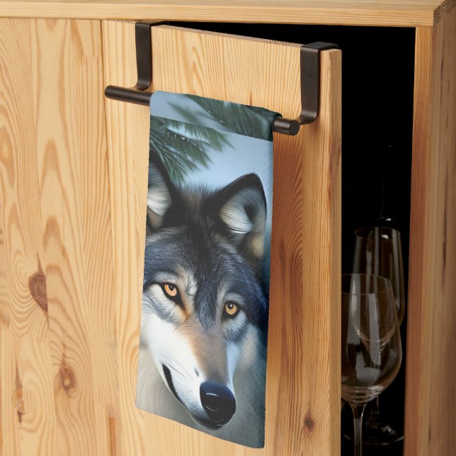 Fearless Arktis Varg, Dish Towel Kökshandduk (Thirds Fold)