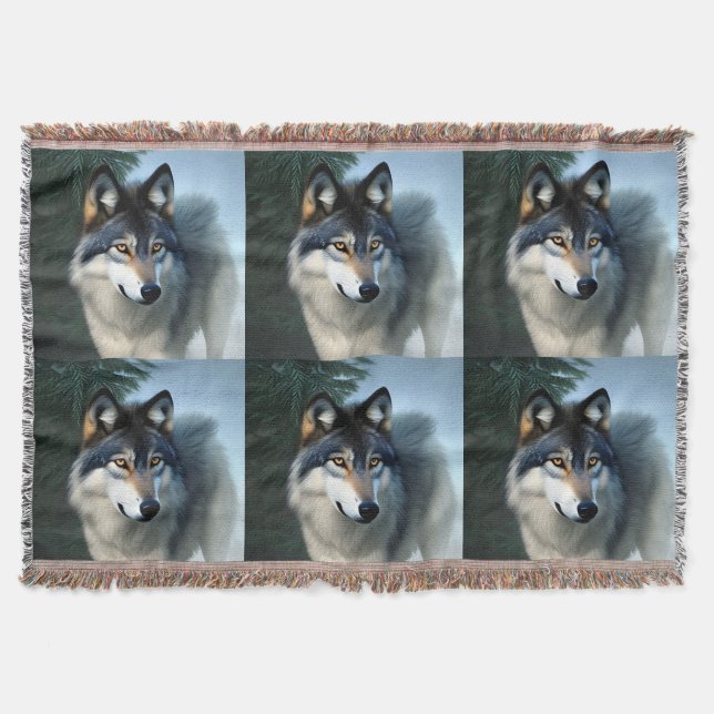 Fearless Arktis Varg, Throw Blanket Filt (Framsidan)