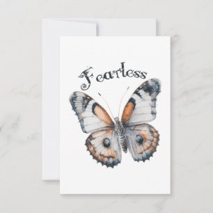 Fearless Butterfly Watercolor Graphics Design, Fru