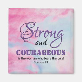 Fearless Christian STRONG COURAGEOUS WOMAN Magnet