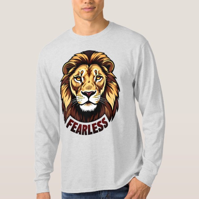 Fearless_d.no.1- av Maaya_P, Manar Långärmad Ash T Shirt (Framsida)