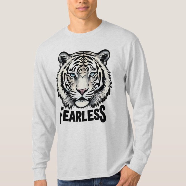 Fearless_d.no.2- av Maaya_P, Manar Långärmad Ash T Shirt (Framsida)