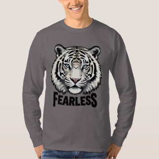 Fearless_d.no.2- by Maaya_P, Manar Långärmad SGrey T Shirt