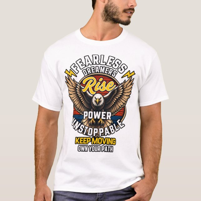 Fearless Dreamers Eagle T-shirt (Framsida)