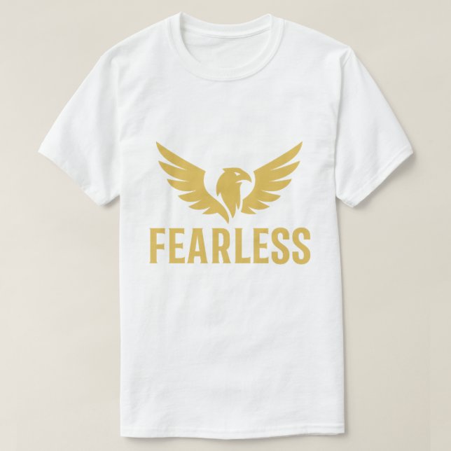 FEARLESS Eagle - Pride och strömförsörjning T Shirt (Design framsida)
