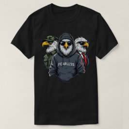 Fearless Eagle Squad - fetstil och kraftfull desig T Shirt