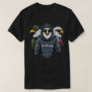 Fearless Eagle Squad - Modig och Kraftfull Design T Shirt