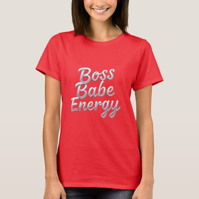 Fearless & Fabulous - Chef Babe Energy T-shirt (Framsida)