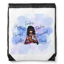 Fearless & Fabulous Drawstring Bag