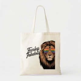 Fearless & Fabulous Pride Lejon Tote Bag Tygkasse