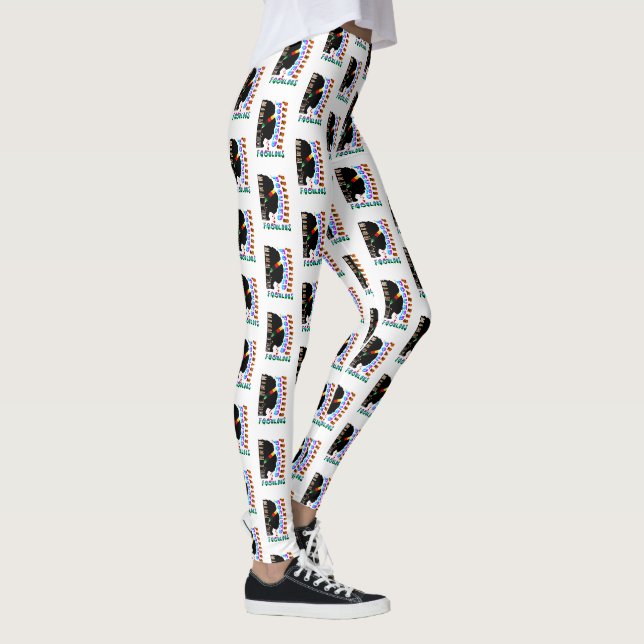 Fearless Focused Fabulous Melanin Leggings (Höger)