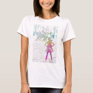 Fearless Girl (vattenfärg) T Shirt