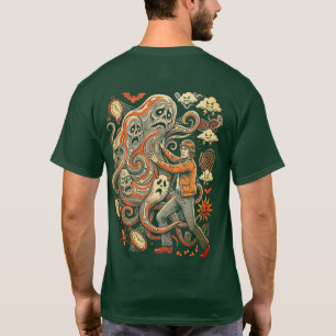 Fearless Halloween Monster T-shirt Vintage Retro