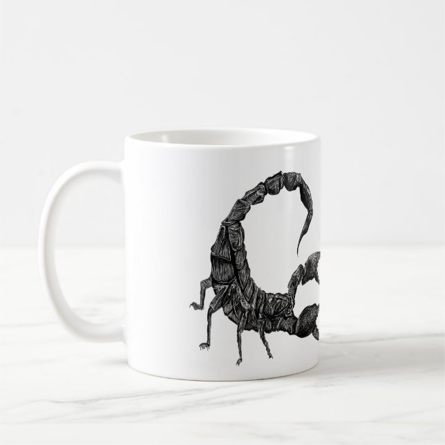 Fearless Kärlek Scorpion Angel Kaffemugg (Vänster)