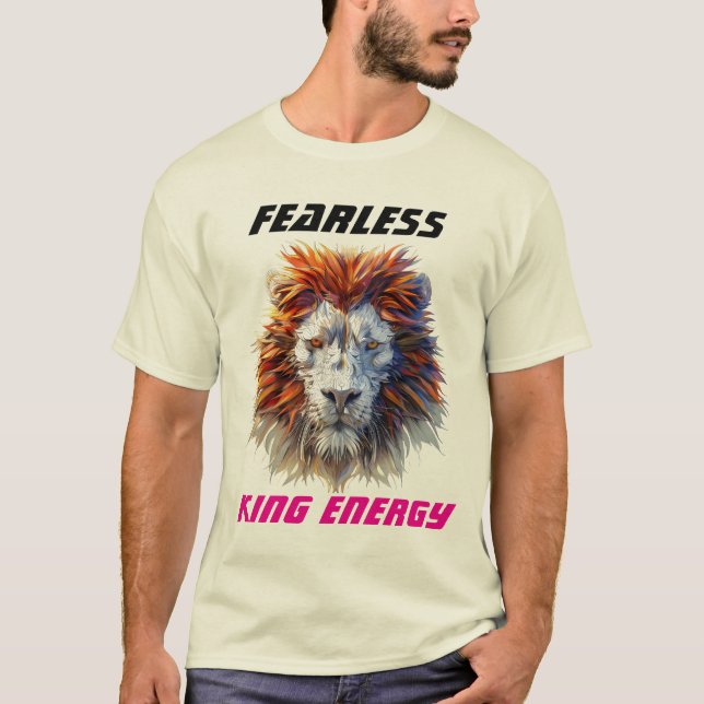 Fearless Kung - Lejon T-Shirt (Framsida)