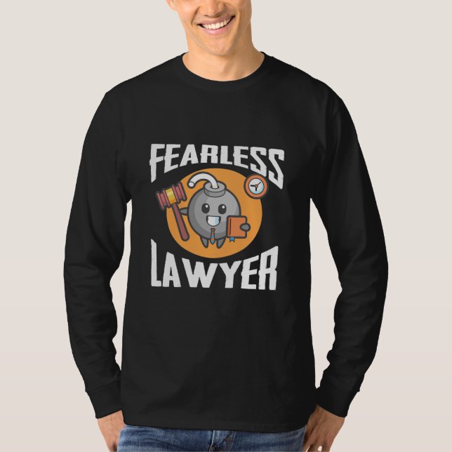 Fearless Lawyer T Shirt (Framsida)