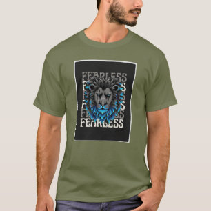 Fearless Lejon Design T-Shirt