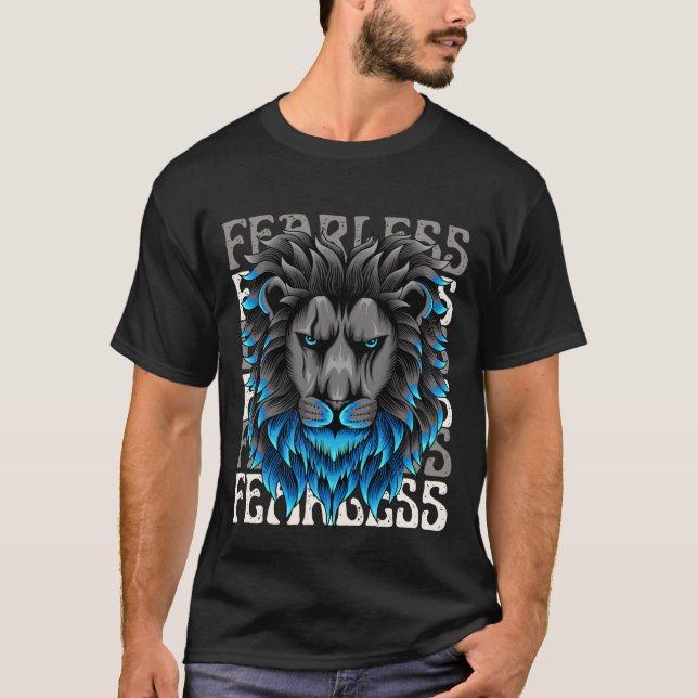 Fearless Lejon Graphic Tee (Framsida)