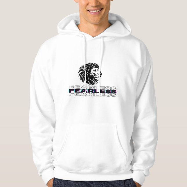 Fearless Lejon Hoodie (Framsida)